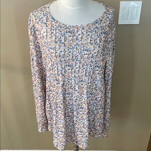 Elegant Floral Women's Blouse